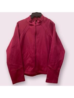 Champion Full Zip Jacket Fleece Lined pockets Size Large